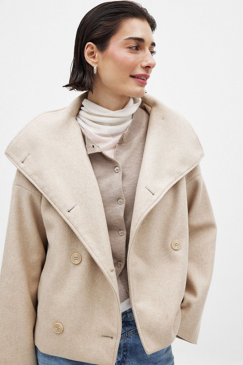 HIJABYS | Mantel Iris - Beige